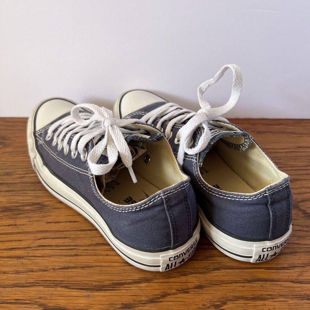 CONVERSE Chuck Taylor All-Star Low Top Sneaker Navy & White Men 5 Women 7 - Picture 4 of 8